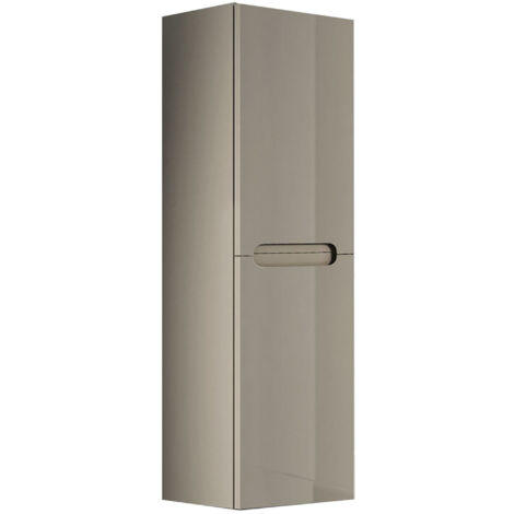 Kibath Mueble auxiliar de baño VICTORIA 35x27 cm acabado MOKA mate de colgar (1/5)