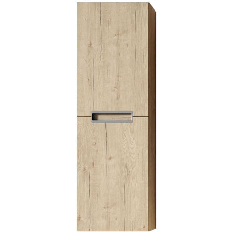 Kibath Mueble auxiliar de baño VOLARE 35x27 cm acabado ROBLE mate de colgar