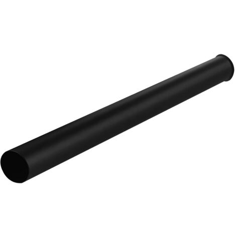 Kibath Tubo Alargador sifon de desagüe redondo acabado negro mate fabricado en latón