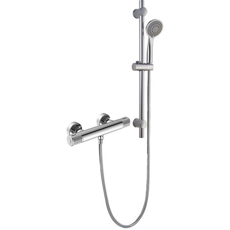 Rubinetto Termostatico Per Doccia Kibath L457551 | Cromato Lucido, Beccuccio Girevole E Sicurezza Antiscottatura