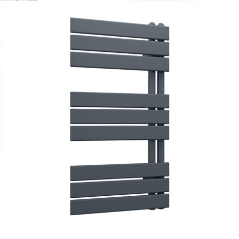 Kibath Secatoallas Radiador circuito calefacción de 90 cm x 50 cm VALLES acabado grafito antracita mate fabricado en acero (1/4)