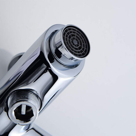 Termostático Bañera grifo montado en la pared baño termostático grifo  mezclador ducha expuesta válvula inferior latón