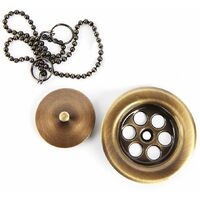 Válvula de desagüe de lavabo universal compatible con la mayoría de