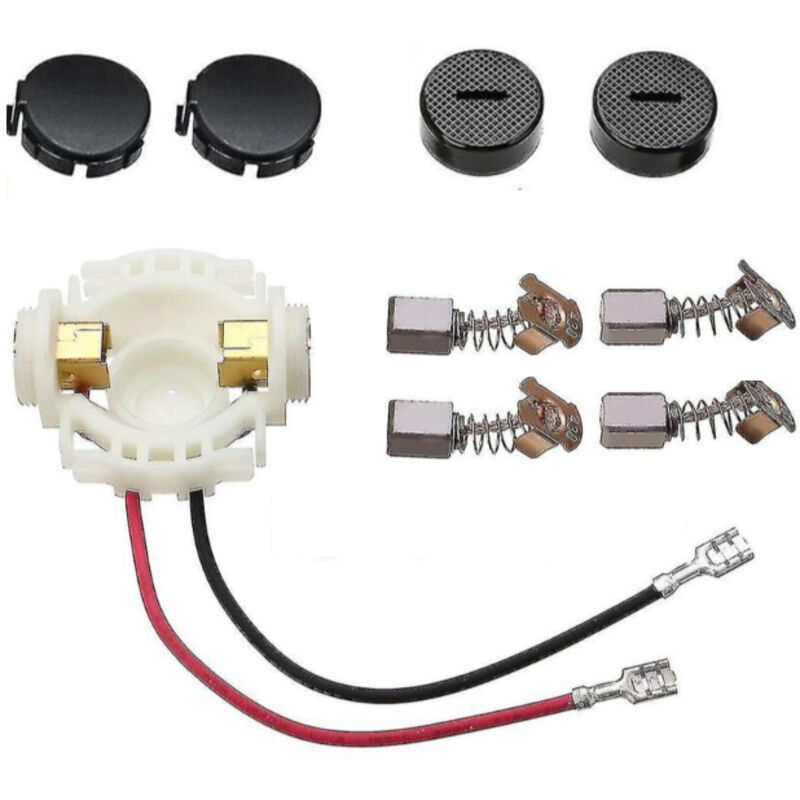 Jeu De 2 Charbons Moteur Greenstar 2280 - Adaptable Pour Bosch, Dimensions 6,4 X 6,4 X 16 Mm
