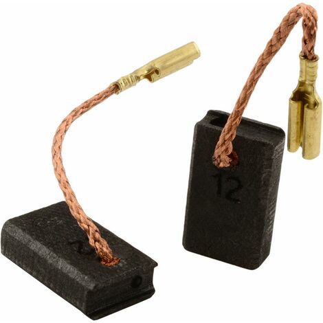 cable et connecteur Balais de Charbon Buildalot Specialty ca-15-24353 pour AEG Meuleuse 391768-5x8x15mm Remplace les pièces dorigine 4.931.392.612 Avec Arrêt automatique ressort 