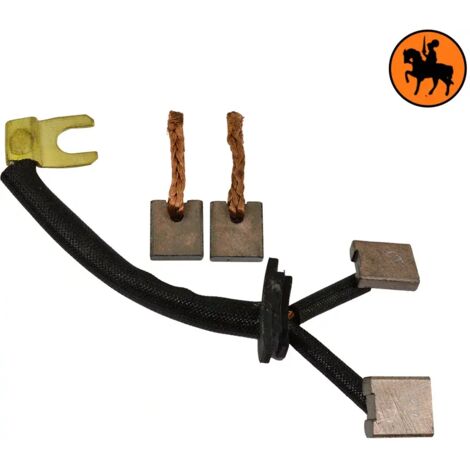 Balais de charbon JASX 54-55 pour Hitachi Démarreur 4,5x14x15mm (1/3)