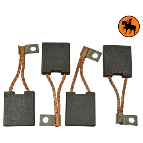 Balais de charbon BX 104 (4) pour Bosch Dynamo - Dynastart - Alternateur 6x22x25,5mm (1/3)