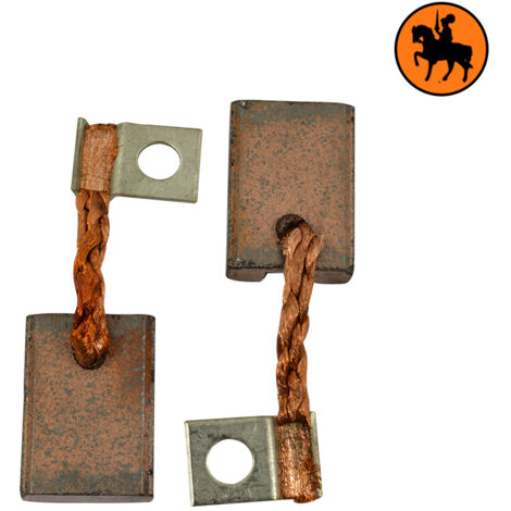 Balais de charbon BSX 29 (2) pour Bosch Démarreur 7x16x22mm