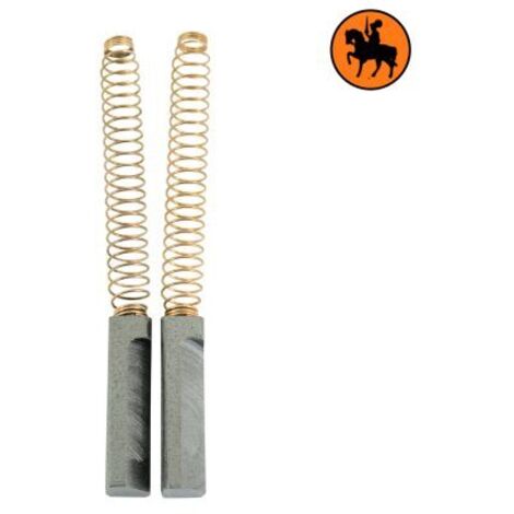 Balais de charbon pour robots de cuisine KitchenAid - 6 x 6 x 24mm (1/4)