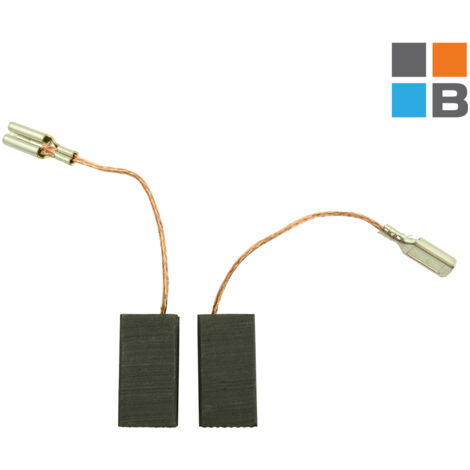 Balais de Charbon polisseuse Parkside PPM 1200 A1 - 6 x 9 x 17 mm (1/4)