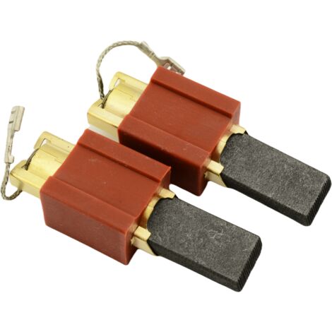 Balais de charbon 5x15x30mm – Lot de 2 avec support – Remplace les Miele 4297410, 4297414, 4297413 – Compatible machines à laver Miele (1/3)