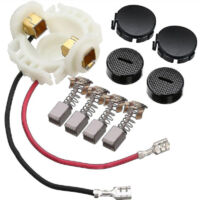 Trade-Shop Lot De 2 Balais De Charbon Moteur 6 X 14 X 19 Mm Pour Alternateur Bosch DC 12 V Remplace 1107014144 1107014125 1107014135