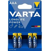Piles alcalines Varta Longlife Power AAA
