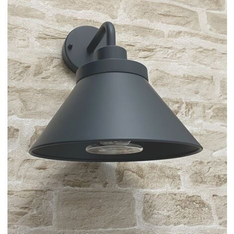 Applique murale E27 NARA Gris anthracite IP44