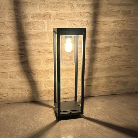 Borne de jardin CELESTA 50cm E27 Gris anthracite IP44
