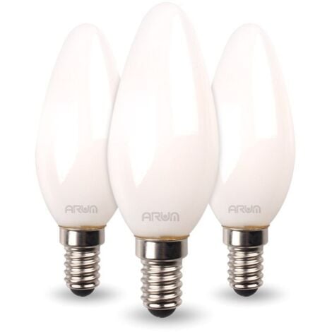 Linkind Ampoule LED E14 Dimmable, 4.2w Équivalent à 40W, Blanc Chaud 2700K,  Ampoule Forme Bougie B35 avec Petit Culot à Vis, Lampe Intensité Variable  220-240V, Lot de 3 : : Luminaires et