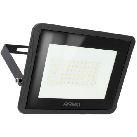 Arum Lighting – Projecteur LED 50W 4500 Lumens – IP66 étanche – Lumière blanche froide 6000K – Économie d'énergie jusqu'à 80% – Installation directe 220V AC