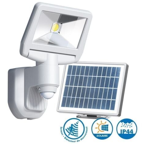 Projecteur LED solaire Esteban – 850 lumens, détecteur intégré