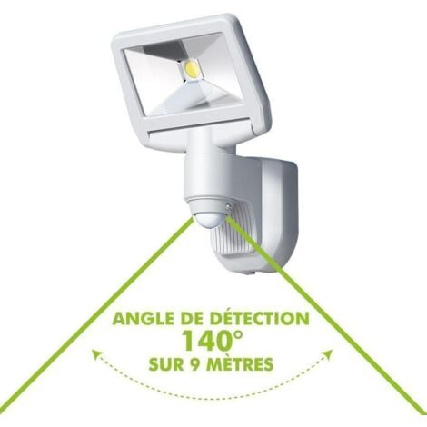 Projecteur LED solaire Esteban – 850 lumens, détecteur intégré