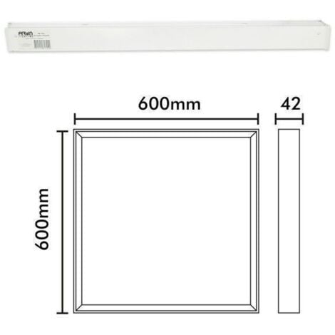 Kit de pose  saillie pour dalle LED 60 x 60 cm