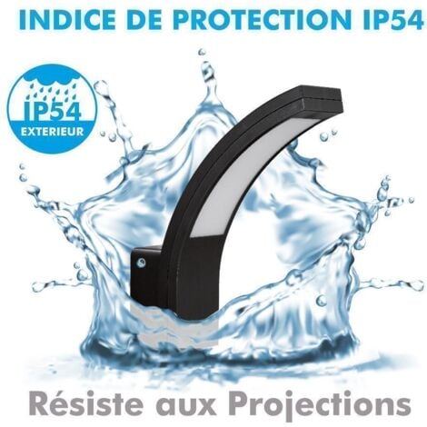 Applique murale LED Extérieure CADIX 15W Eq 100W IP54  Température de Couleur: Blanc Chaud 3000K