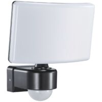 Arum Lighting – Projecteur à détecteur de mouvement 30W – IP65 – Blanc chaud 3000K – 2200 lumens – Détection 240° jusqu'à 10m