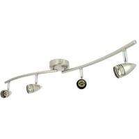 Arum Lighting – Plafonnier LED orientable 4 têtes GU10 – Longueur 700mm – Aluminium gris – Têtes orientables 90°/320° – IP20 intérieur