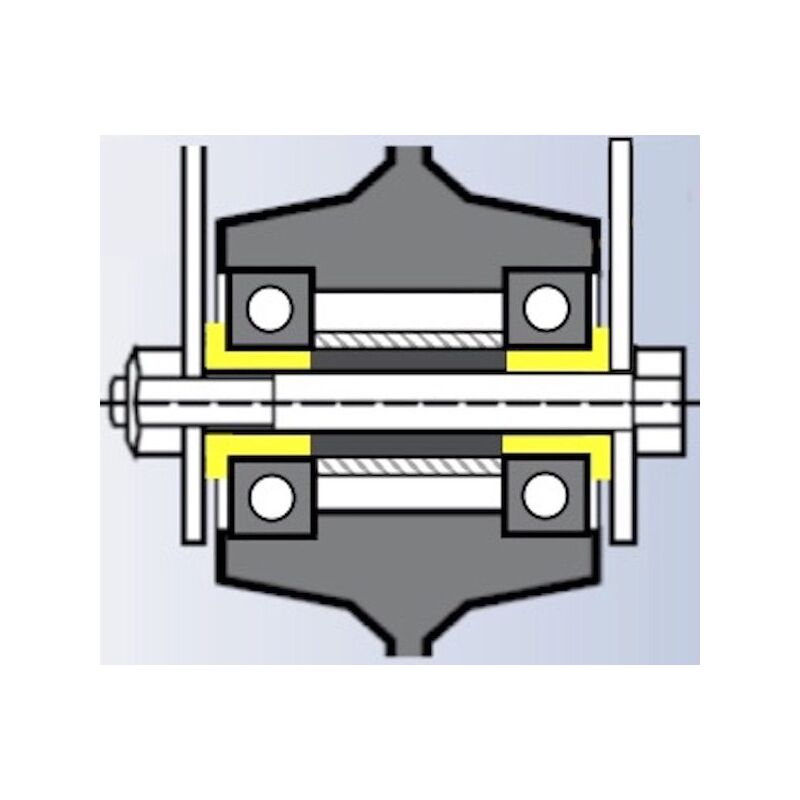Jeu De Roulements De Roue SKF VKBA 6546 Pour Audi, Lamborghini, VW