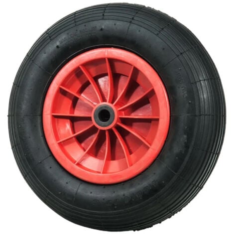 Roue  gonflable diamètre 400 x 100  alésage 20 mm roulement à rouleaux