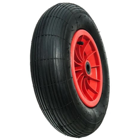 Roue  gonflable diamètre 400 x 100  alésage 20 mm roulement à rouleaux