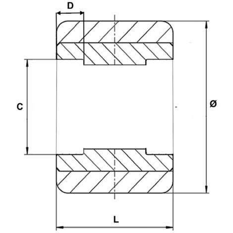Galet En Polyamide Pour Transpalette – Diamètre 82 Mm, Largeur 100 Mm, Alésage 20 Mm INOX - 7