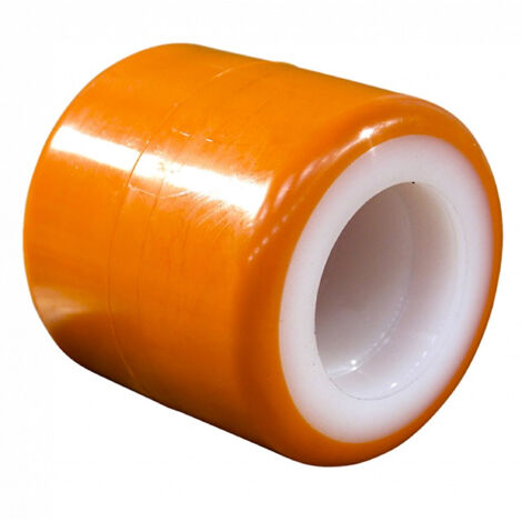 Galet 82 x 70 POLYURÉTHANE ORANGE Alimentaire  Sans RAB (C x D) : 47 x 16