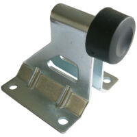 2Gt Roues Et Roulettes – Butée de fin de course coulissante à visser pour portail – Amortisseur caoutchouc Ø 45 mm – Montage sur rail Ø 16 et Ø 20 mm