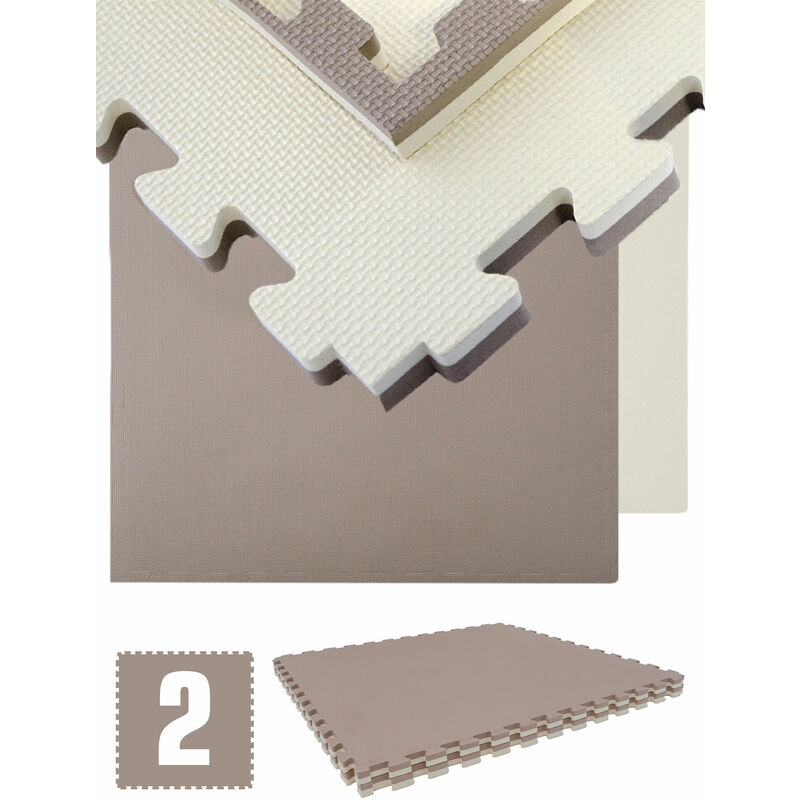 Classic 50cm EVA Foam Mat (Brown) Soft Floor UK