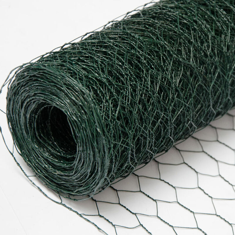 PVC Coated Galvanized Hexagonal Wire Mesh 25m 50m Poultry and