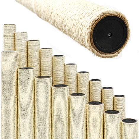 20 cm Cat Scratching Post Replacement M8 - Ø 9.2 cm Sisal Scratch Pole for Cats