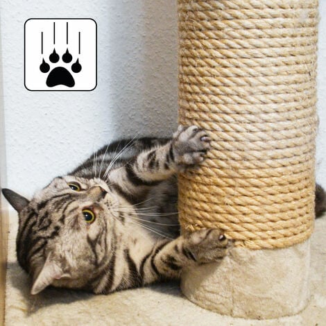 20 cm Cat Scratching Post Replacement M8 - Ø 9.2 cm Sisal Scratch Pole for Cats