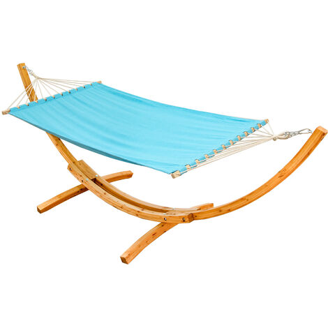 Fabric hammock 2024 with stand