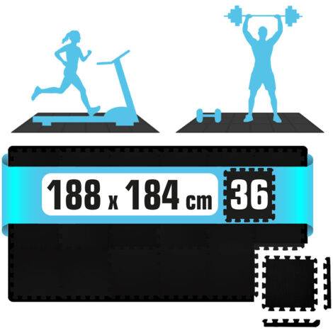 36 Protective Floor Mats - 30x30 Gym ...