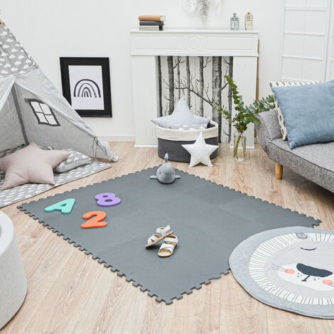 18 Pieces Baby Play Mat - 30x30 Puzzle Mats Soft Playmat Interlocking Foam Tiles