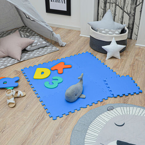9 Pieces Baby Play Mat - 30x30 Puzzle Mats Soft Playmat Interlocking Foam Tiles
