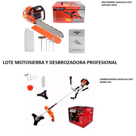 LOTE MOTOSIERRA Y DESBROZADORA USO PROFESIONAL