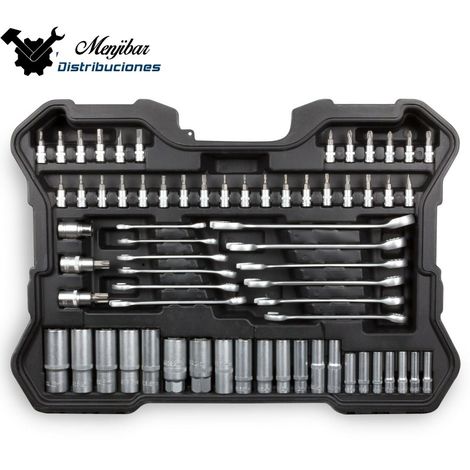  Mannesmann - Caja de herramientas (155 piezas) : Herramientas y  Mejoras del Hogar