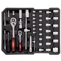 MALETÍN TROLLEY - CAJA DE HERRAMIENTAS MUY COMPLETA DE 186 PIEZAS, CON  RUEDAS DE TRANSPORTE