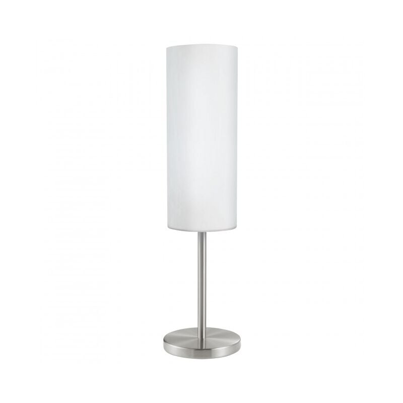 Lámpara de sobremesa de metal y cristal esmerilado 220-240 V IP20 Blanco - Vetro