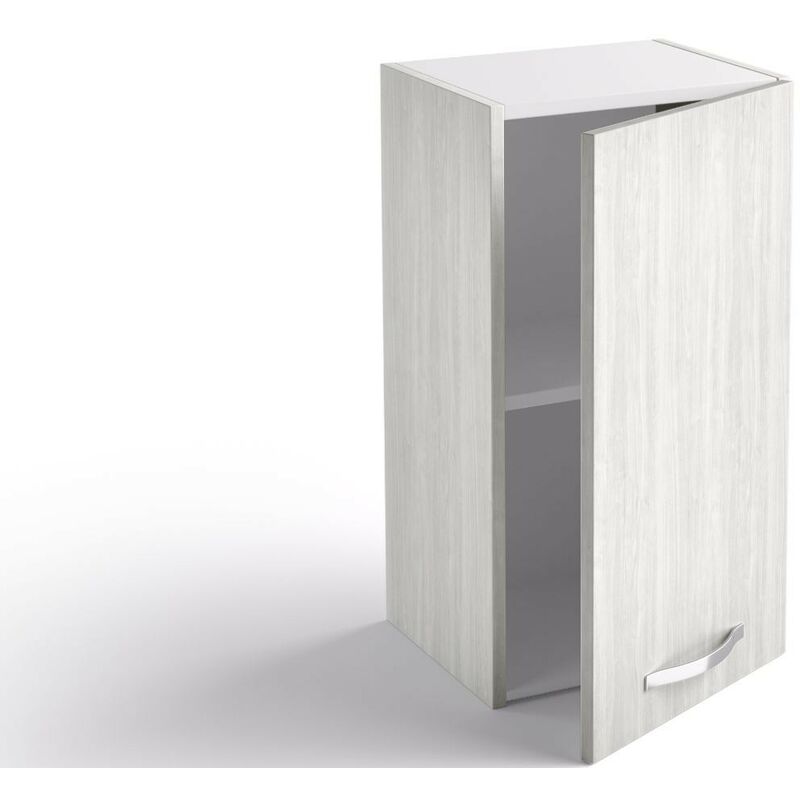 Mueble alto de cocina 60x33x72 cm blanco mate con una puerta - Caesaroo