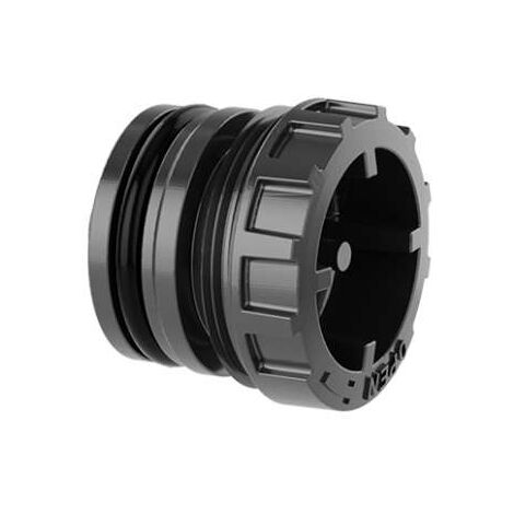 Tapa ciega con clip de fijación Caleffi 359002  Negro (1/2)