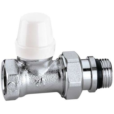 Pantalla de bloqueo con conexiones rectas para tubo de hierro Caleffi 432  3/8"M