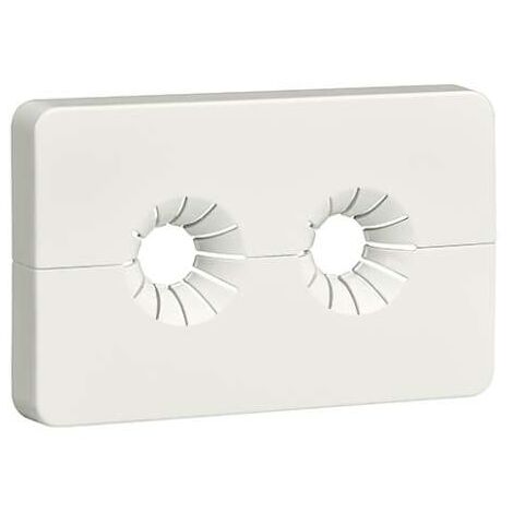 Tapa doble pared 35 mm distancia entre ejes Caleffi 449901 Blanco (1/2)