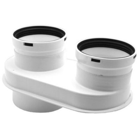 Kit de escape de humos Baxi doble orientable 7102689